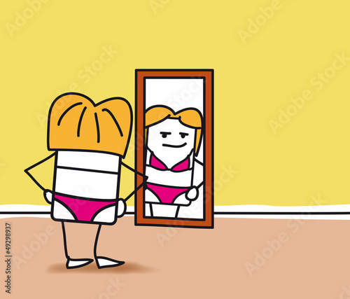 Essayer un maillot de bain
