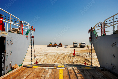 Photography The World Islands in Dubai unfinished project