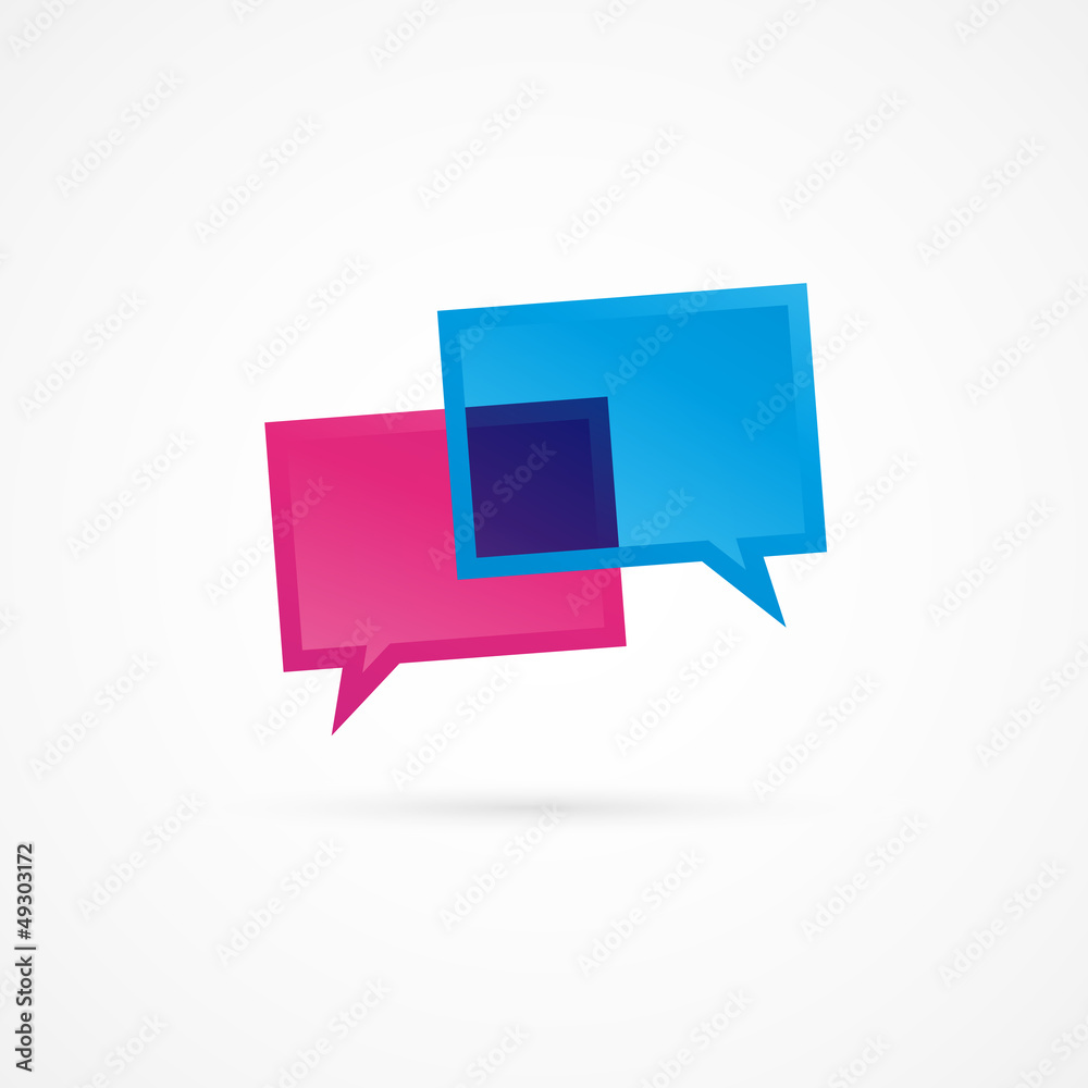 Fototapeta premium bulle dialogue