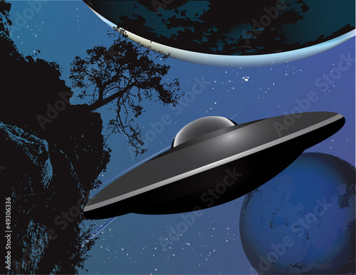 UFO landing