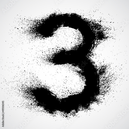 Grunge letter - alphabet symbol design