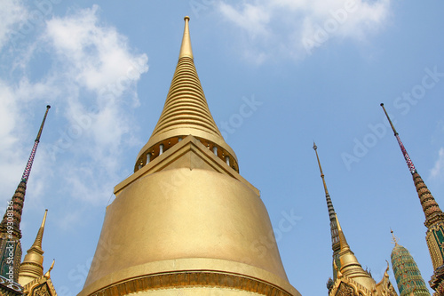 Phra Siratana chedi. Upper Terrace of King Palace in Bangkok photo