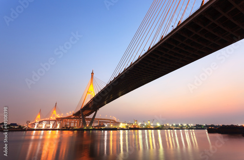 Fototapeta Naklejka Na Ścianę i Meble -  Bridge in Bangkok, capital city of Thailand