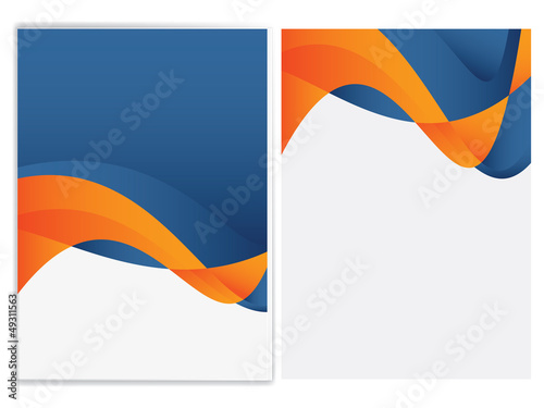 vector business brochure, flyer template