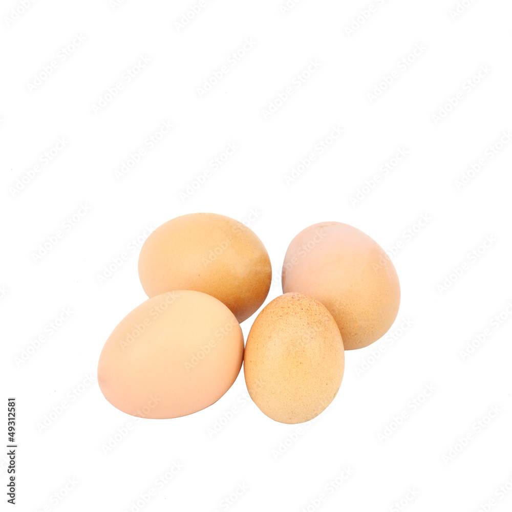 eggs isolated on white background eggs isolated on white background