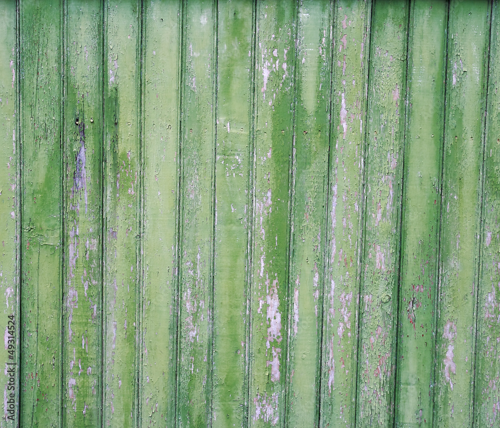 Old fence with peeling paint. Old fence with peeling paint.