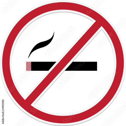 No smoking sign