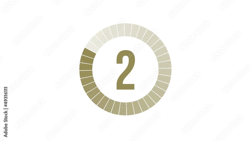 Compte à rebours 5-0 beige