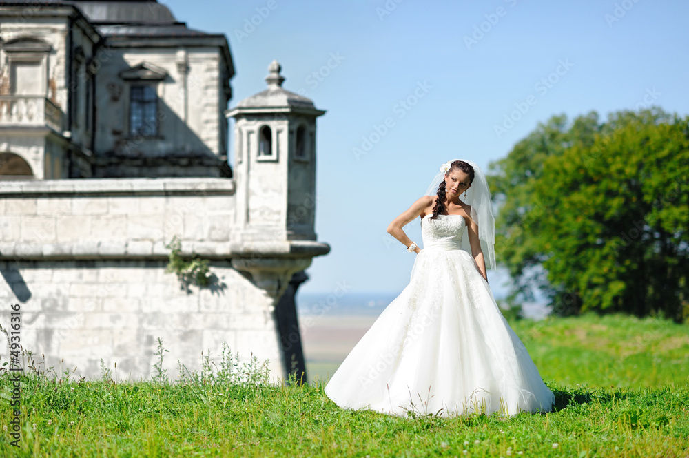 portrait of attractive bride