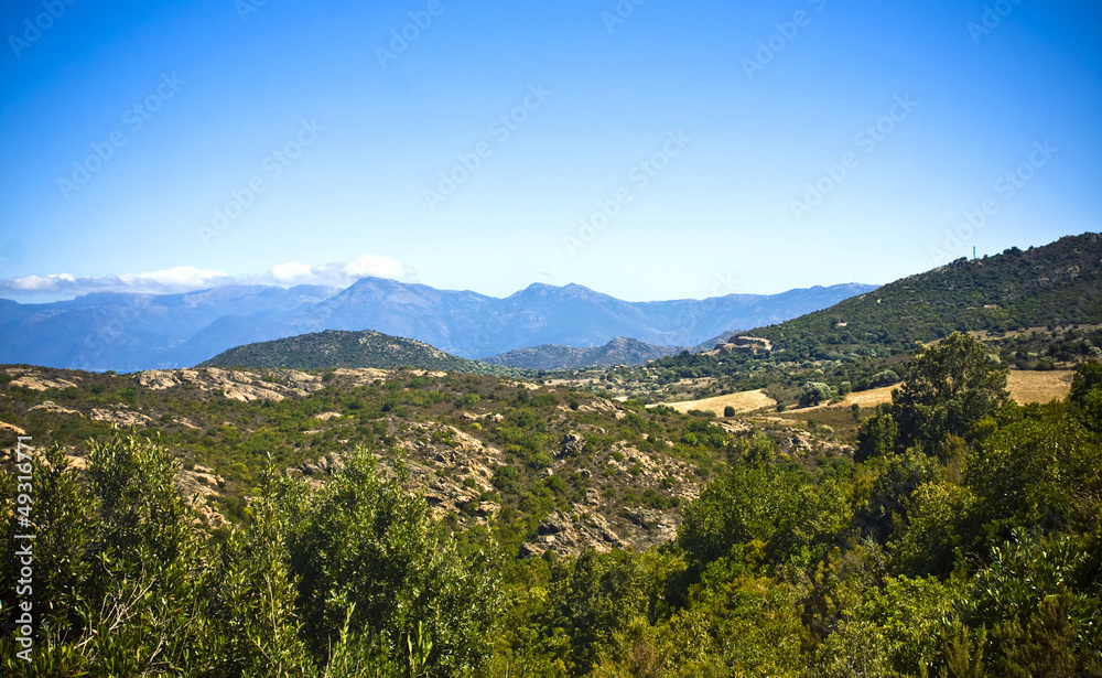 landscape from Corsica, France