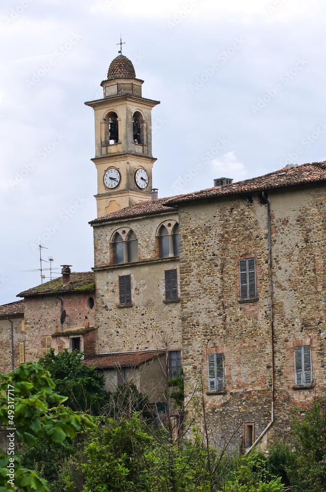 Church of St. Antonino. Travo. Emilia-Romagna. Italy.