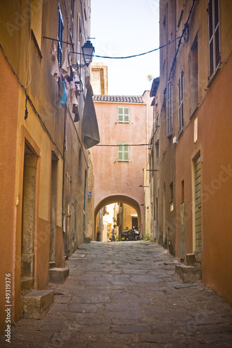 Fototapeta Naklejka Na Ścianę i Meble -  Calvi Town in Corsica island, France