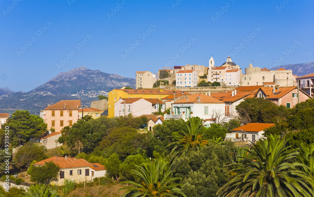 amazing Calvi town in Corsica, France