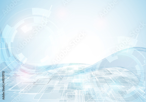 great light futuristic computer technology business background b