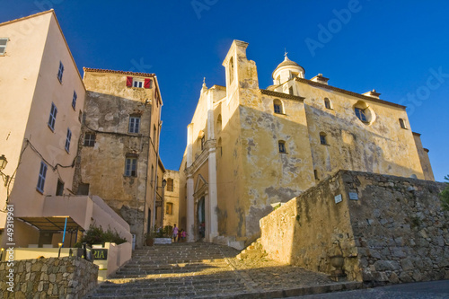 Calvi Town in Corsica island, France