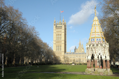 Buxton Memorial Fountain and Palace of Westminster