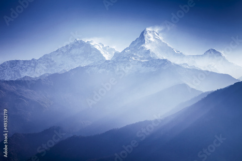 Annapurna mountains photo