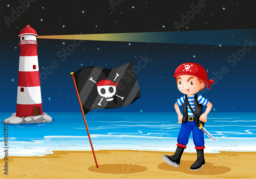 A pirate and the sea parola