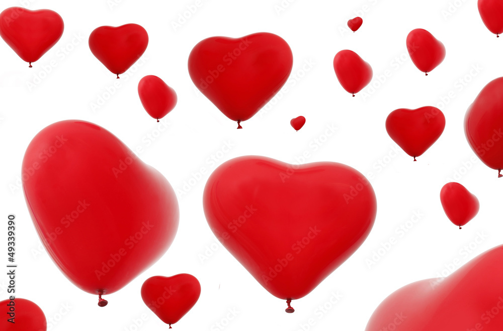 Herzförmiger Luftballon