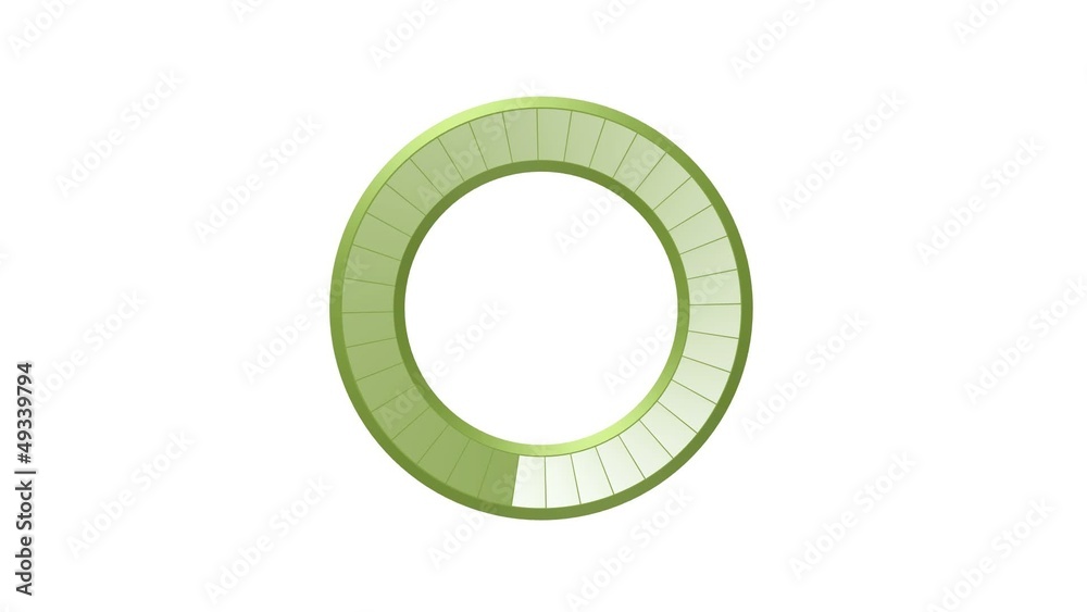 Anneau chargement vert