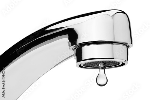 Obraz na płótnie Dripping water tap.