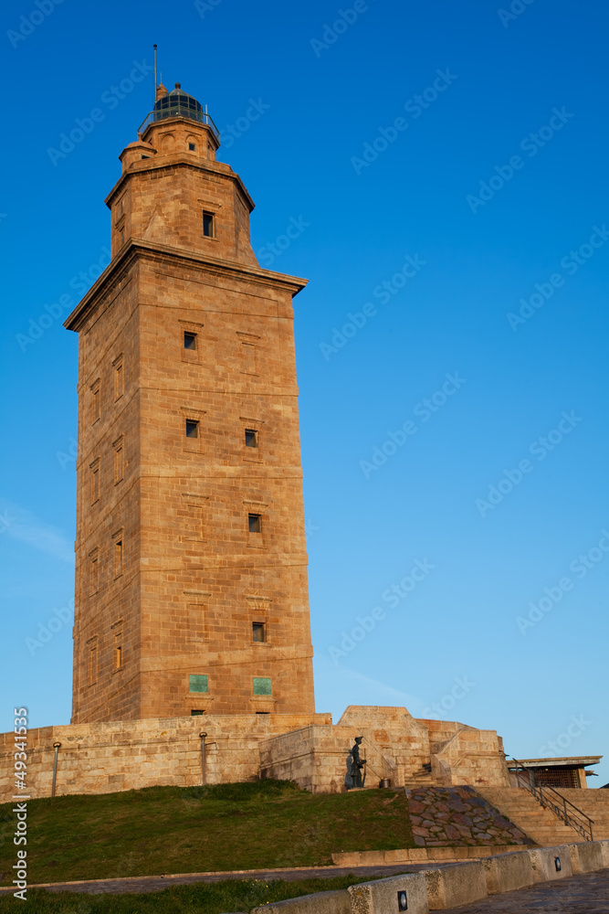 Hercules tower, La Coruña, Galicia, Spain