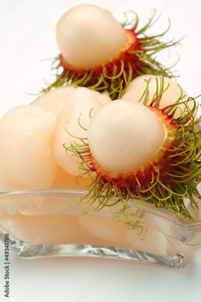Rambutan, Asia fruit, Thailand sweet fruit. Rambutan, Asia fruit, Thailand sweet fruit.