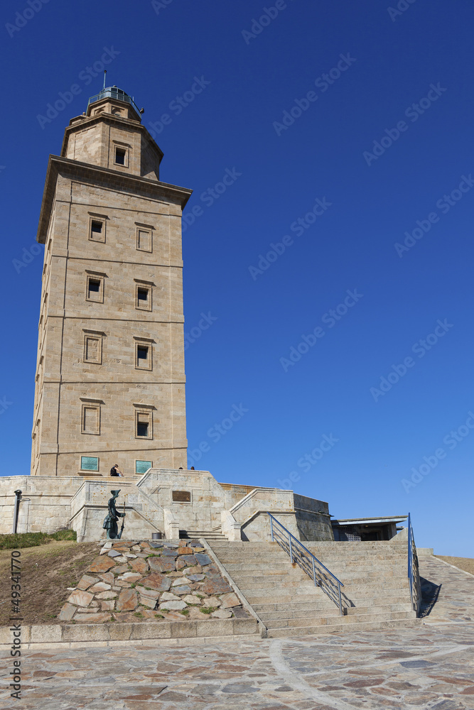 Hercules tower, La Coruña, Galicia, Spain