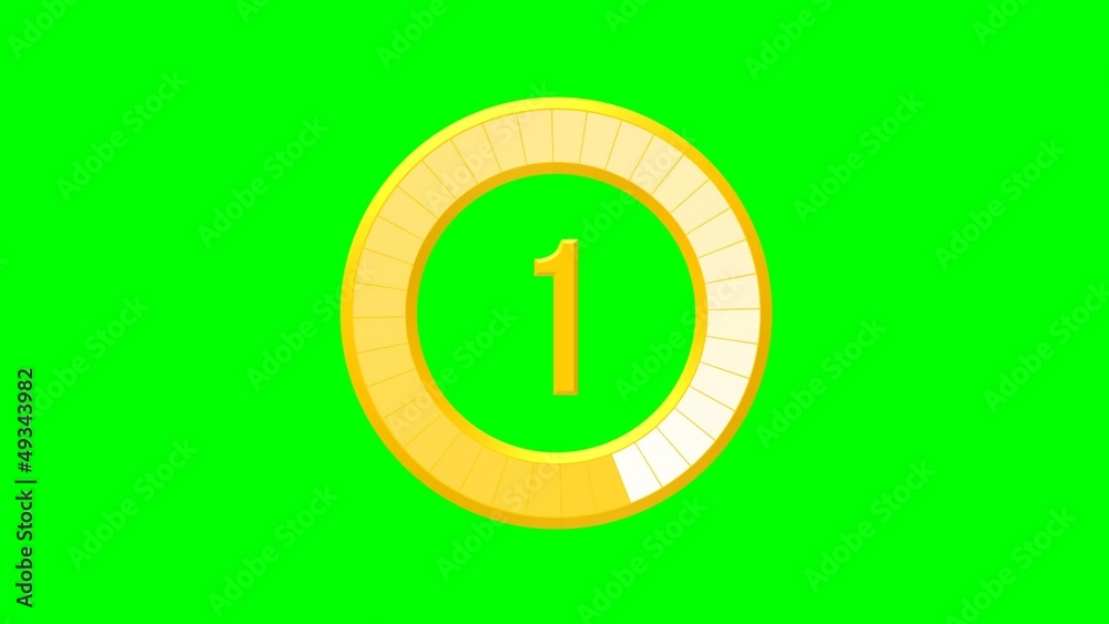 Anneau de chargement 0-5 - fond vert