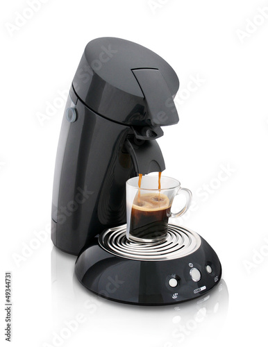 Fotografie Black electric coffee maker