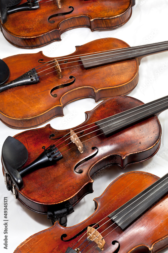 several used fiddles several used fiddles