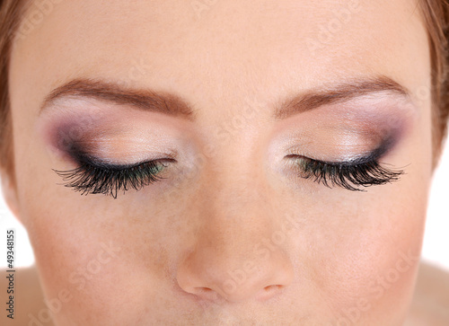 Beautiful female eyes with ...