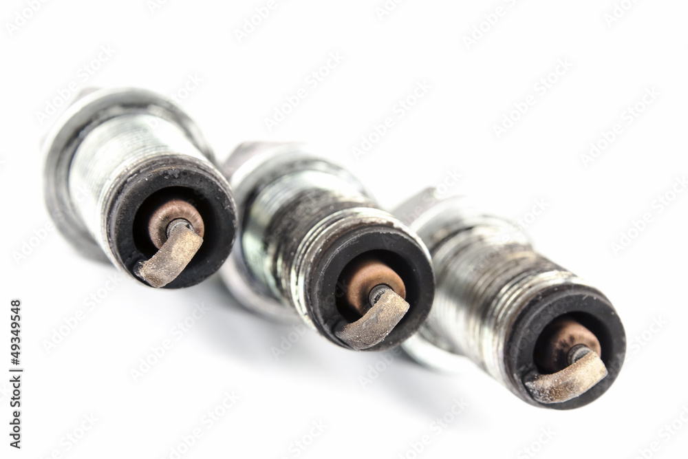 Worn out spark plugs Worn out spark plugs