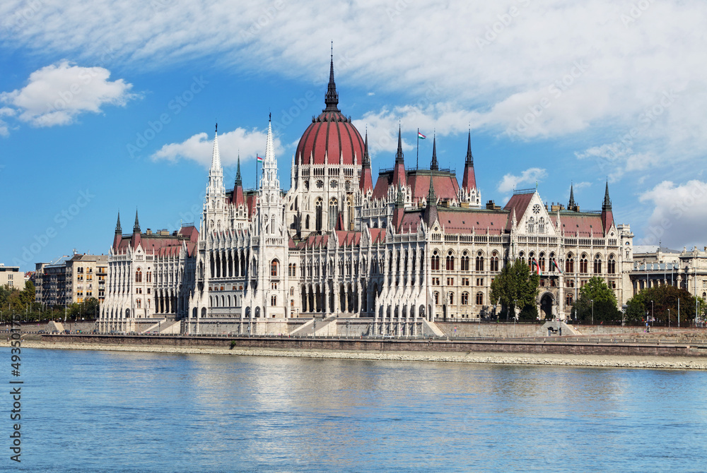 Hungarian parliament from castle - Hungary