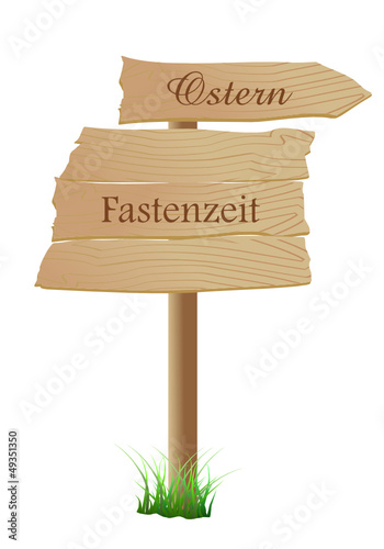 Wegweiser Fastenzeit Ostern photo