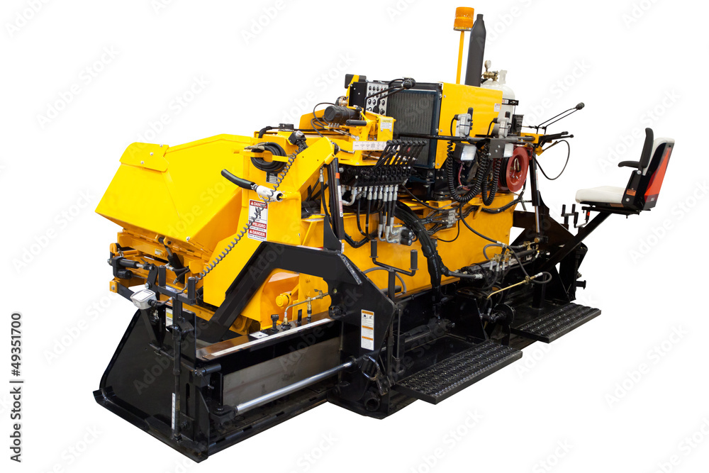 Obraz premium asphalt spreading machine
