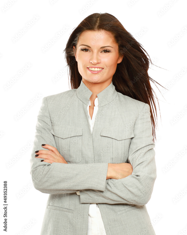 Portrait of a happy young business woman Portrait of a happy young business woman