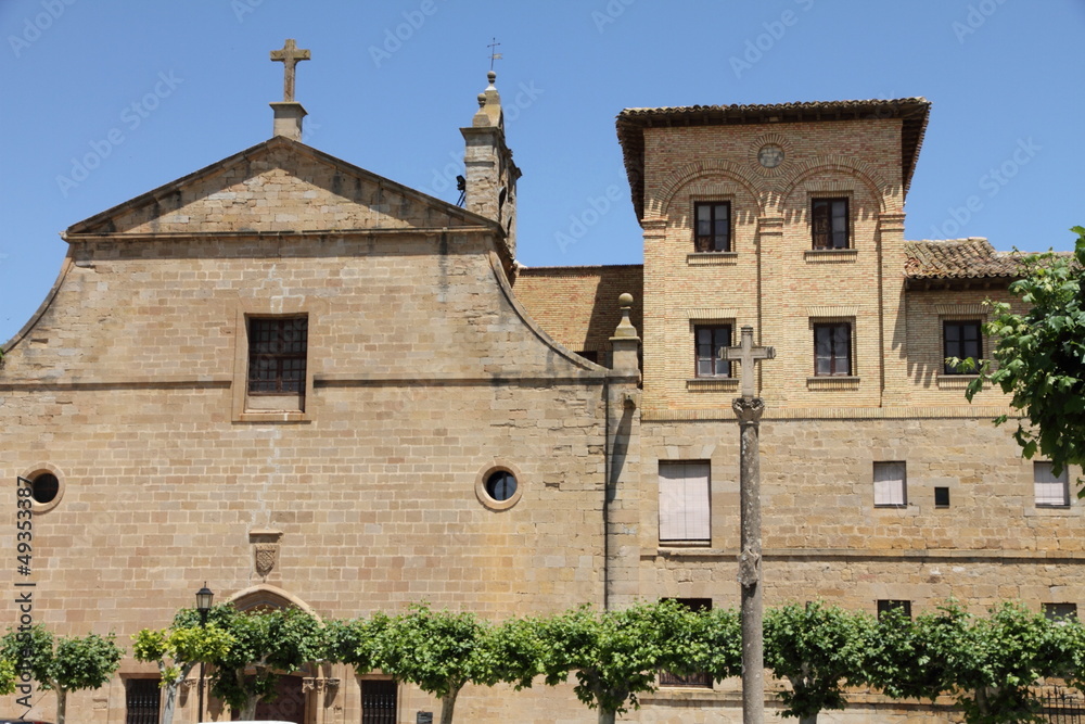 Fototapeta premium San Francisco monastery,Olite,Navarre,Spain