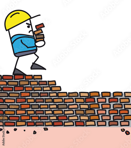 Mur en briques