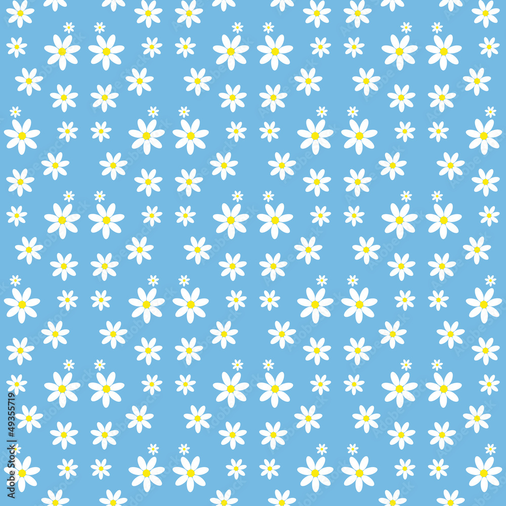 Seamless pattern with daisies Seamless pattern with daisies