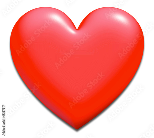 a big red heart for valentine's