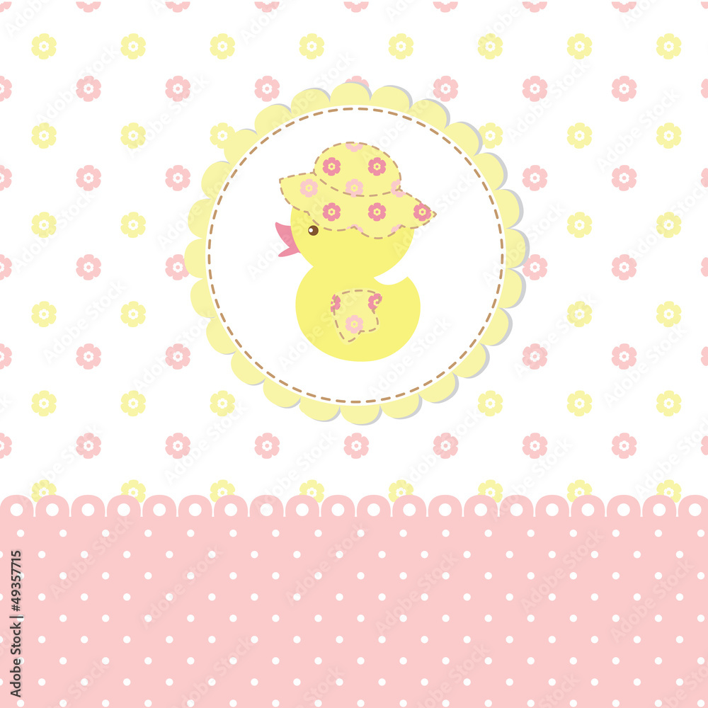 Baby shower with duckling Baby shower with duckling