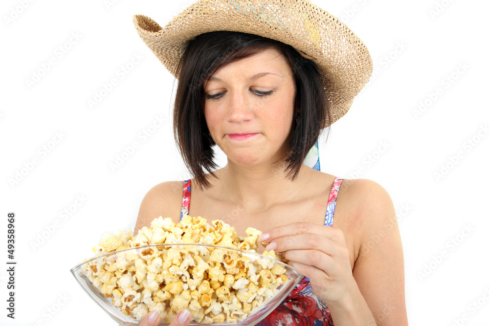 Popkorn naschen Stock Photo | Adobe Stock Popkorn naschen Stock Photo | Adobe Stock