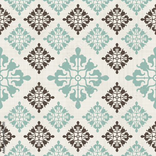 vintage seamless pattern with Victorian motif