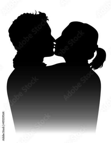 kissing