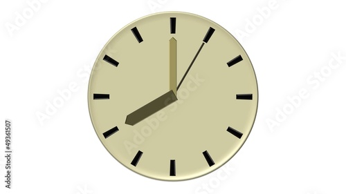 Horloge beige - 60 secondes photo