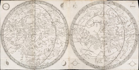 Vintage stellar map