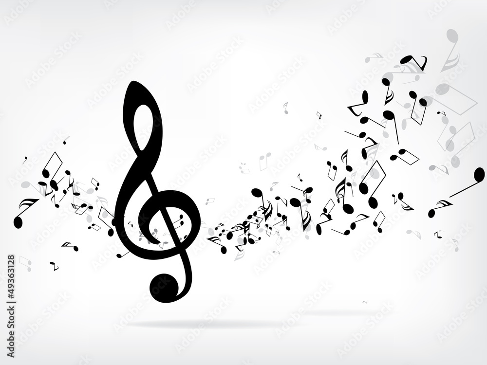 Obraz premium Musical abstract background