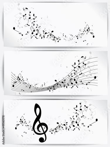 Musical abstract background