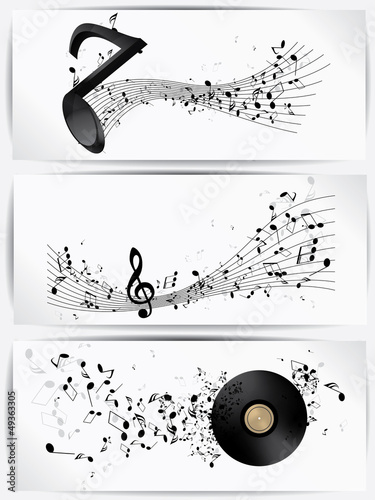 Musical abstract background